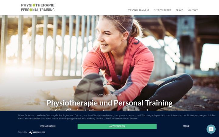 Screenshot of carolaholtmeier.de