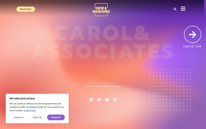 Screenshot of carolandassociates.com