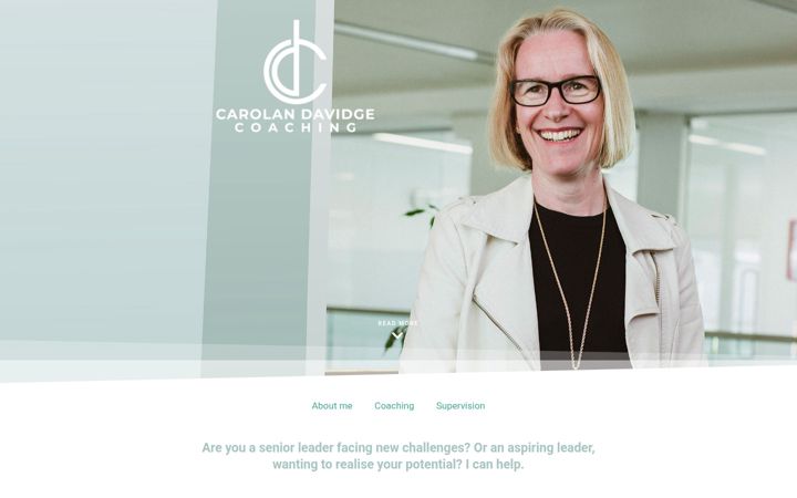Screenshot of carolandavidge.com