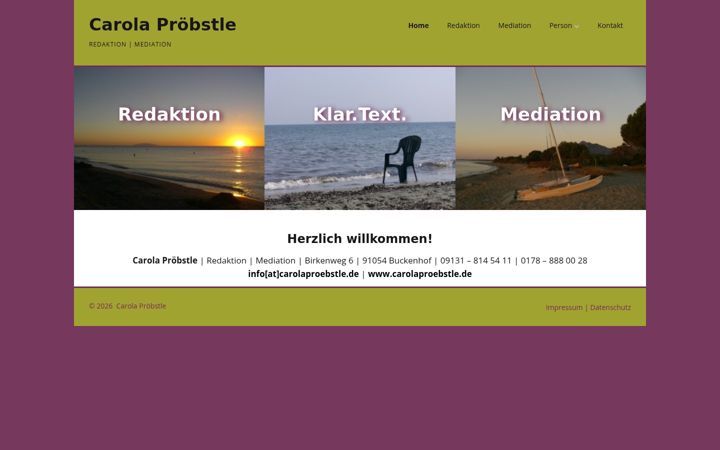 Screenshot of carolaproebstle.de