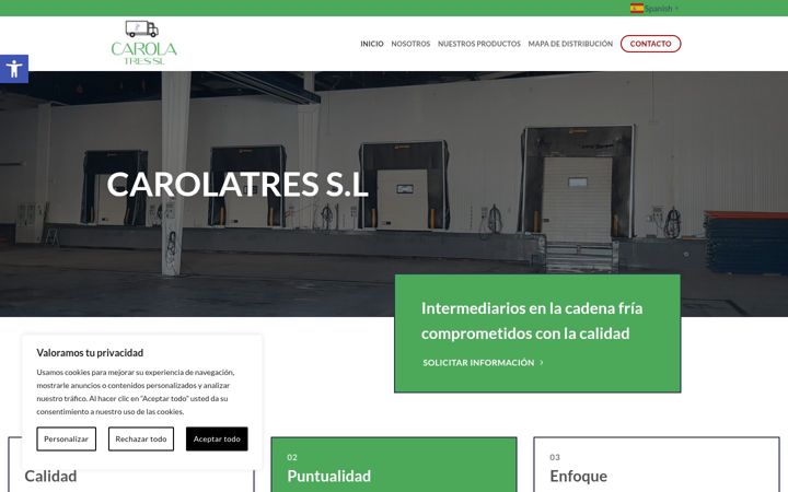 Screenshot of carolatres.com