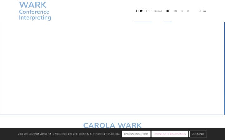 Screenshot του carolawark.de