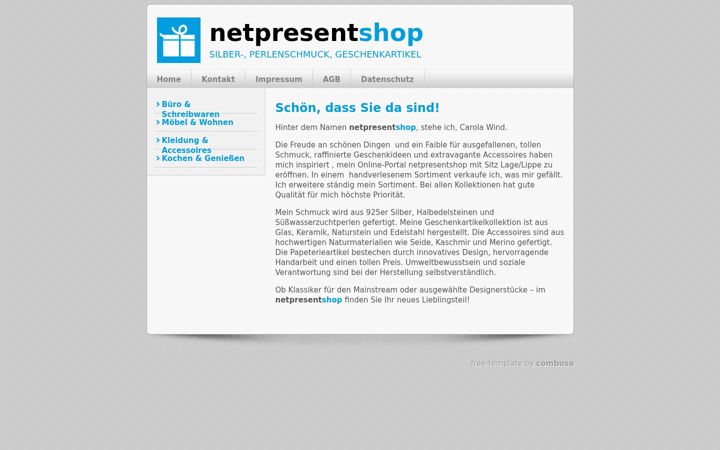 Screenshot of carolawind.de