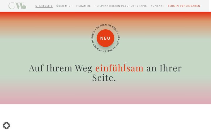 Screenshot of carolawittmann.de