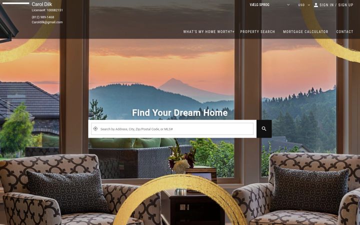 Screenshot of caroldilk.com