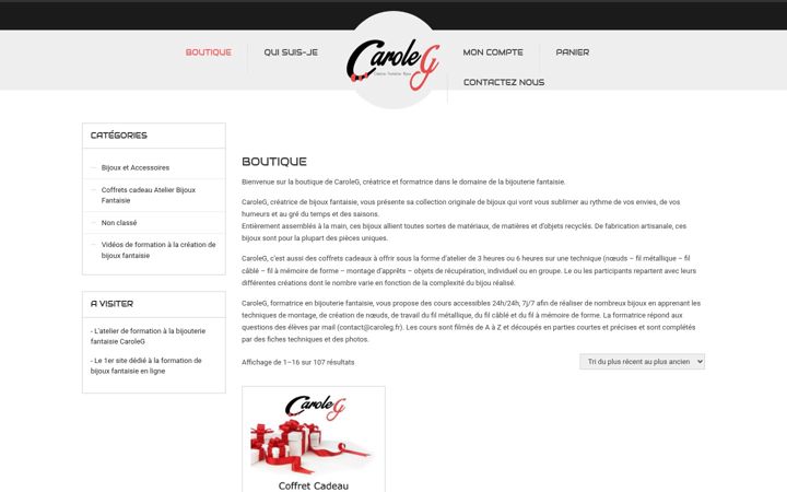 Screenshot ta' caroleg-bijou.fr