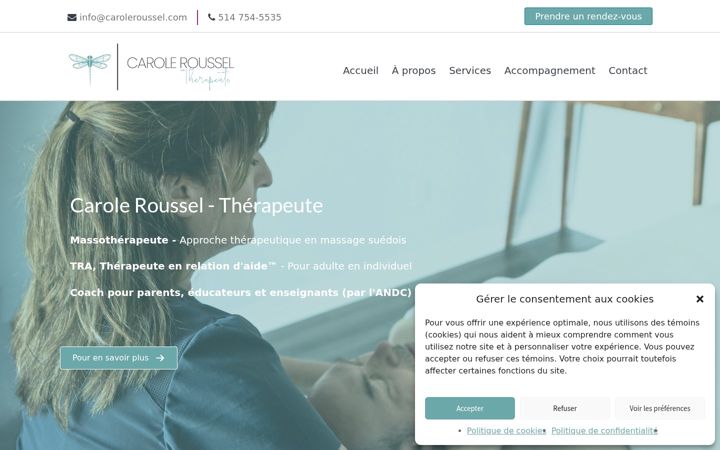 Screenshot of caroleroussel.com