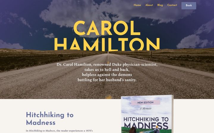 Screenshot of carolhamiltonmd.com