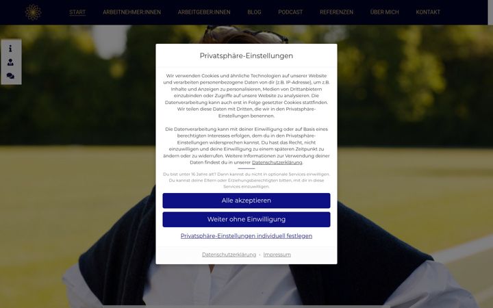 Screenshot of carolin-steinberger.eu