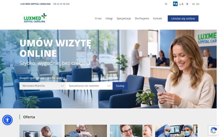 Screenshot of carolina.pl