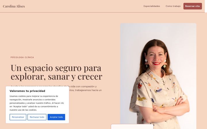 Screenshot of carolinaalises.es