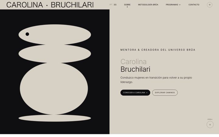 Screenshot of carolinabruchilari.com
