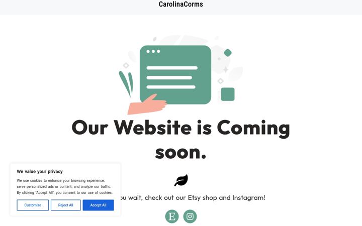 Screenshot of carolinacorms.com