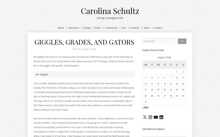 Screenshot of carolinaschultz.com
