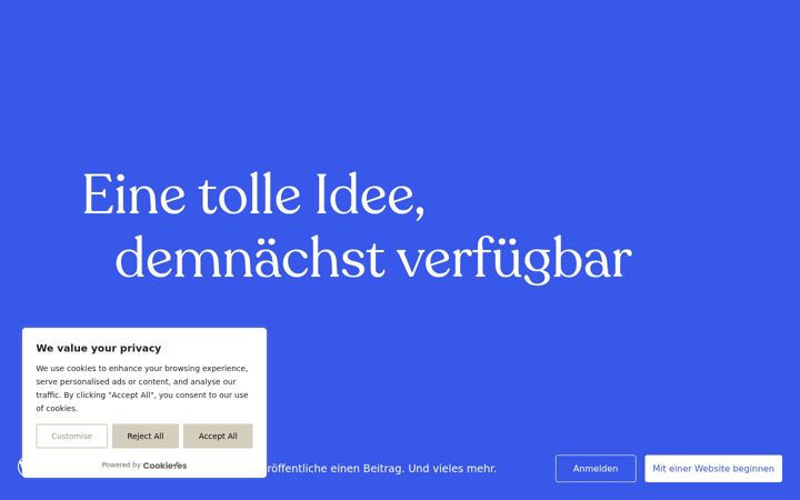Screenshot of carolinbaumgartner.com