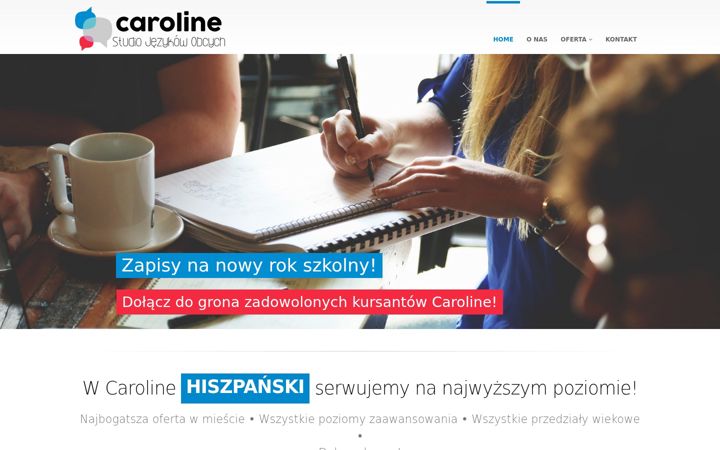Zrzut ekranu caroline-bochnia.pl