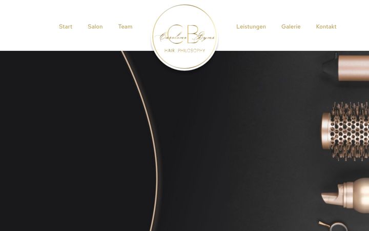 Screenshot of caroline-byns.de