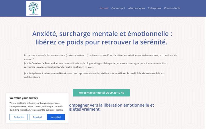 Zrzut ekranu caroline-de-bourleuf.fr