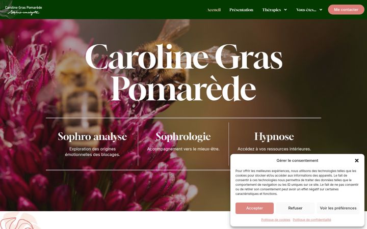 Zrzut ekranu caroline-graspomarede.fr