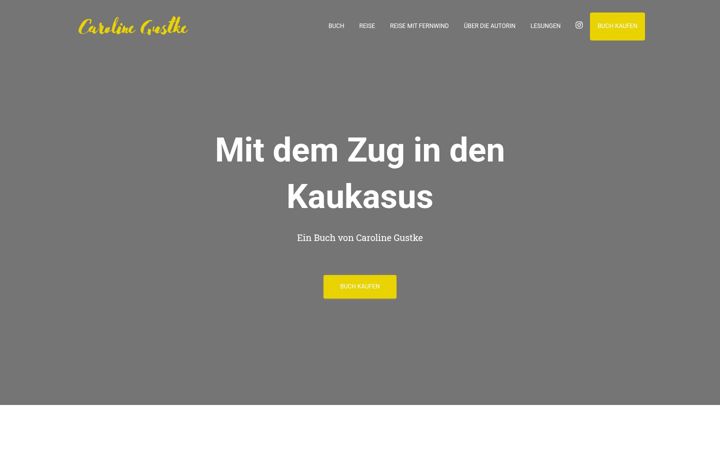 Screenshot of caroline-gustke.de