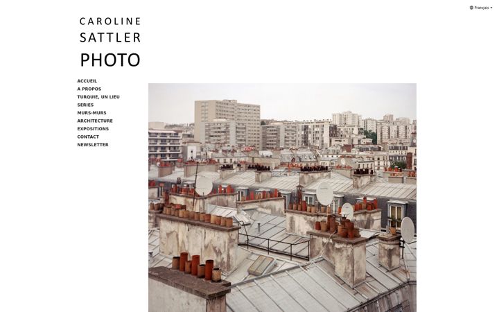 Screenshot of caroline-sattler.com
