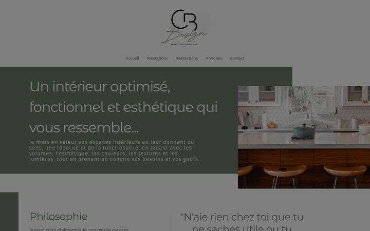 Screenshot of carolinebinnertdesign.com