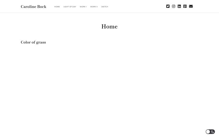 Screenshot of carolinebock.net