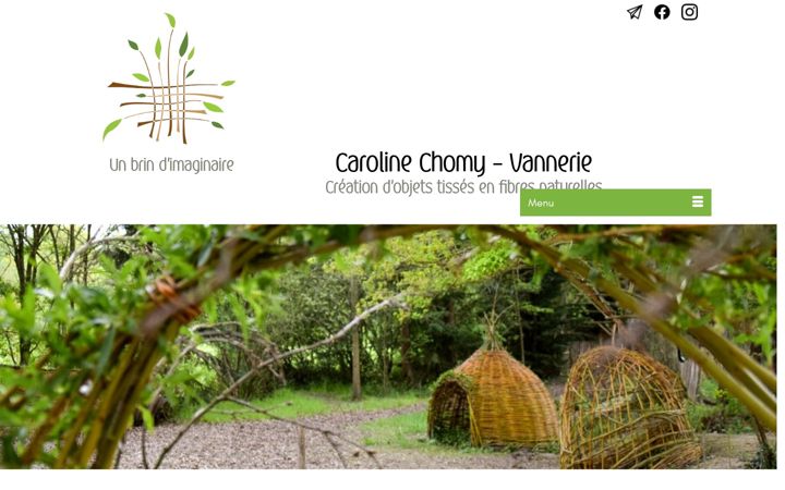 Captură de ecran a carolinechomy-vannerie.fr