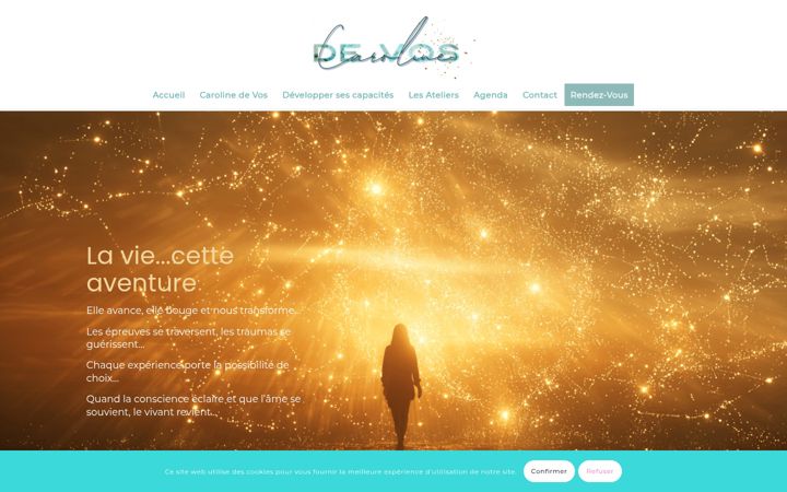 Screenshot of carolinedevos.com