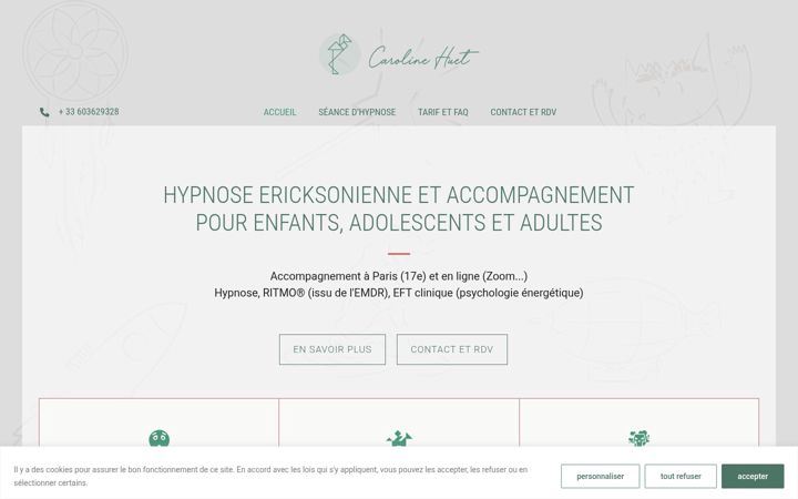 Screenshot of carolinehuet.fr