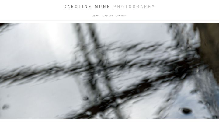 Screenshot of carolinemunn.com