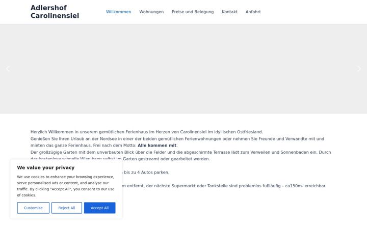 Screenshot of carolinensiel-adlershof.de