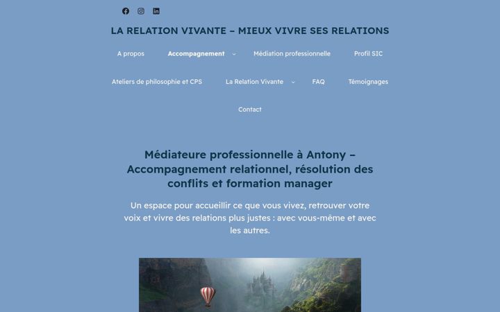Screenshot του carolinepodage.fr