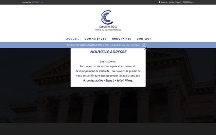Screenshot του carolinerigo-avocat.fr