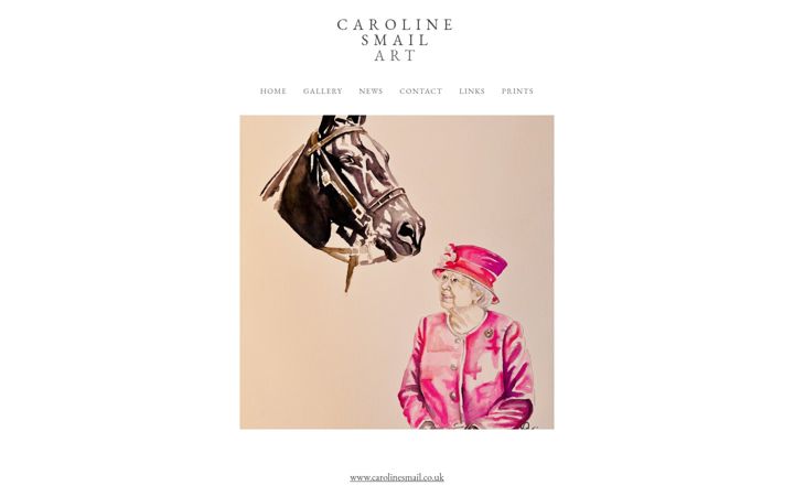 Screenshot of carolinesmail.co.uk