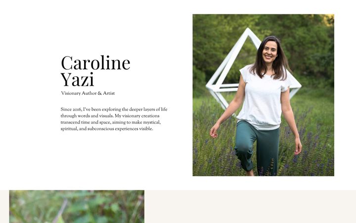 Screenshot of carolineyazi.com
