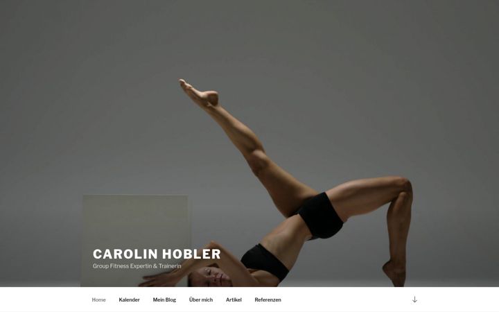 Screenshot of carolinhobler.de