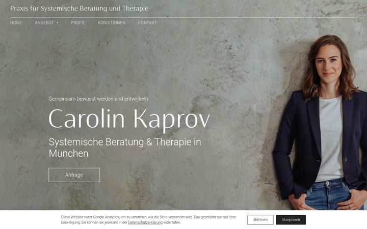 Screenshot of carolinkaprov.de