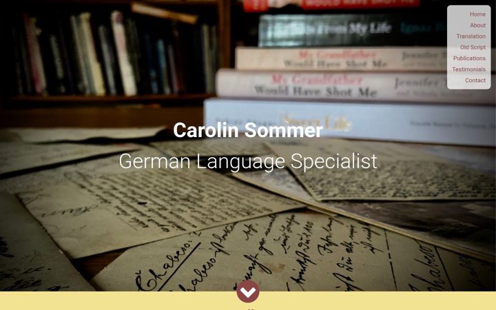 Screenshot of carolinsommer.com