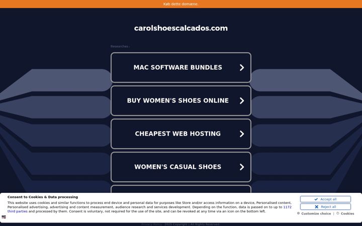 Screenshot of carolshoescalcados.com