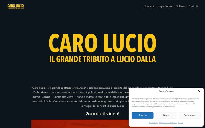 Screenshot of carolucio.it