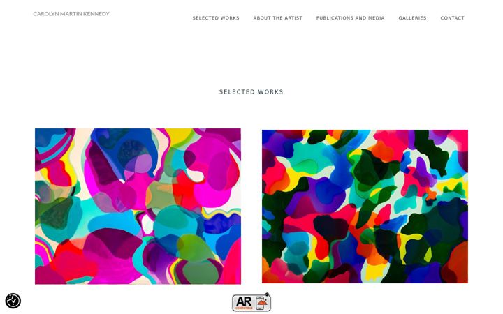 Screenshot of carolynmartinkennedy.com