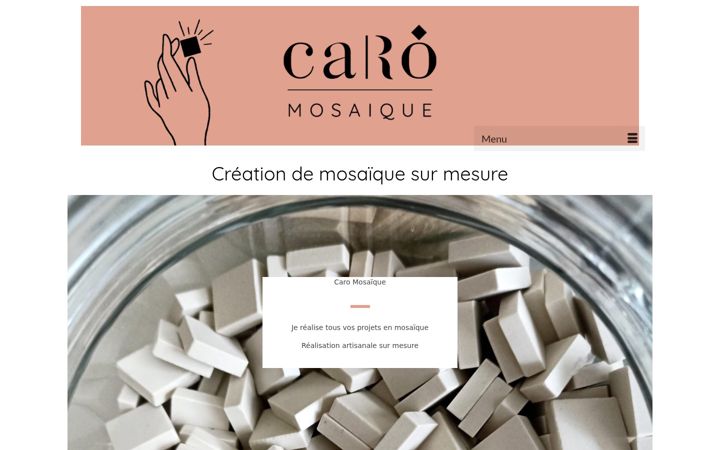 Screenshot of caromosaique.fr