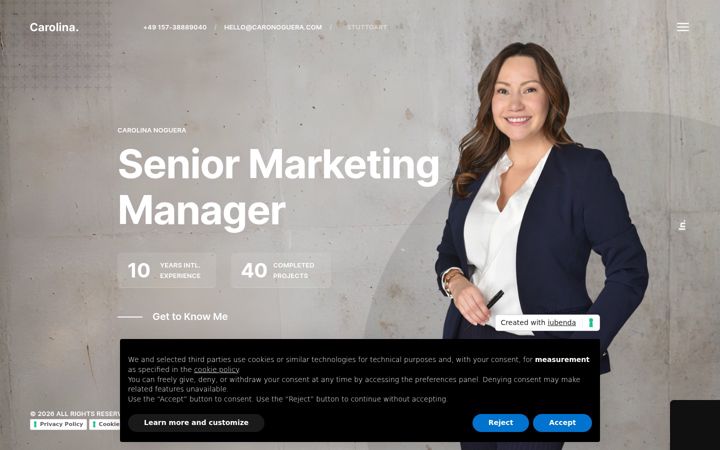 Screenshot of caronoguera.com