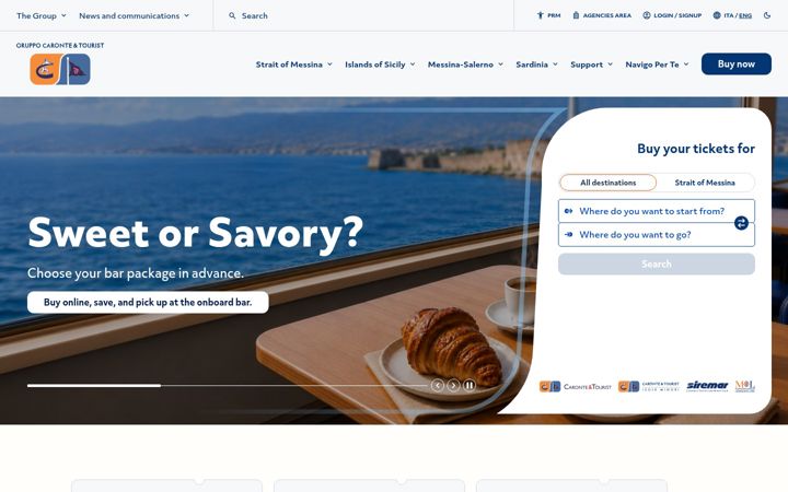 Screenshot of caronte-tourist.org