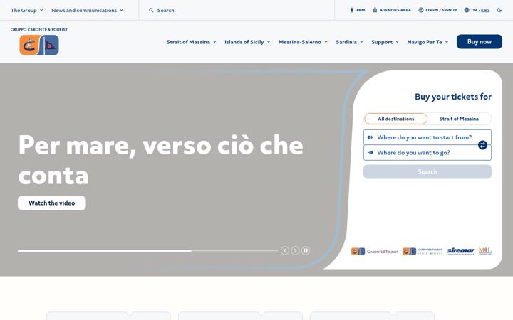 Screenshot of carontetourist.it