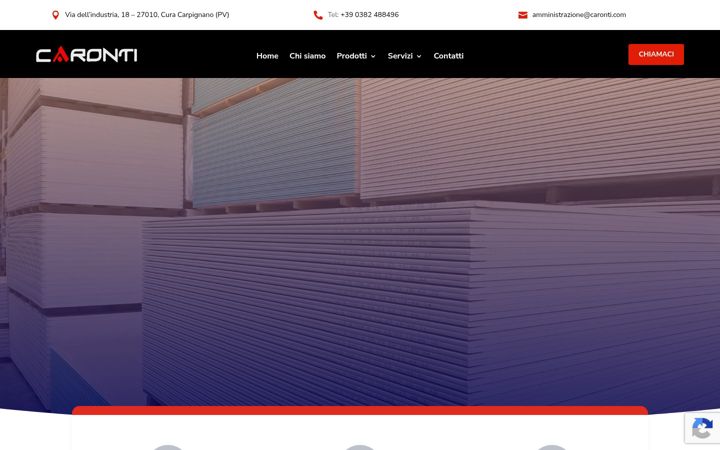 Screenshot of carontipavia.it