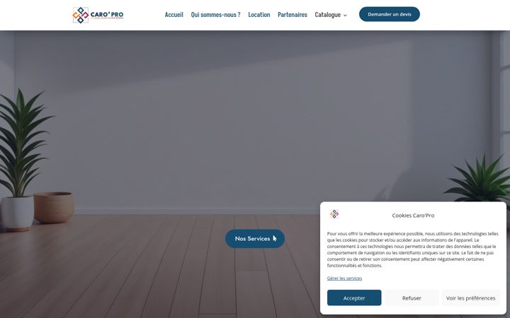 Screenshot of caropro.fr