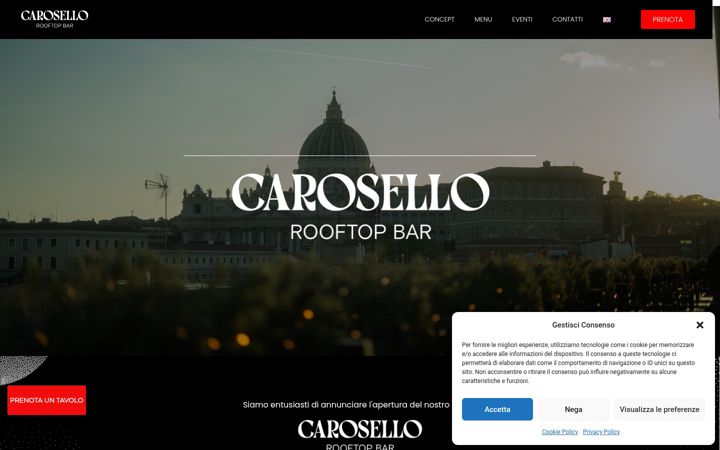 Screenshot of carosellorooftop.it
