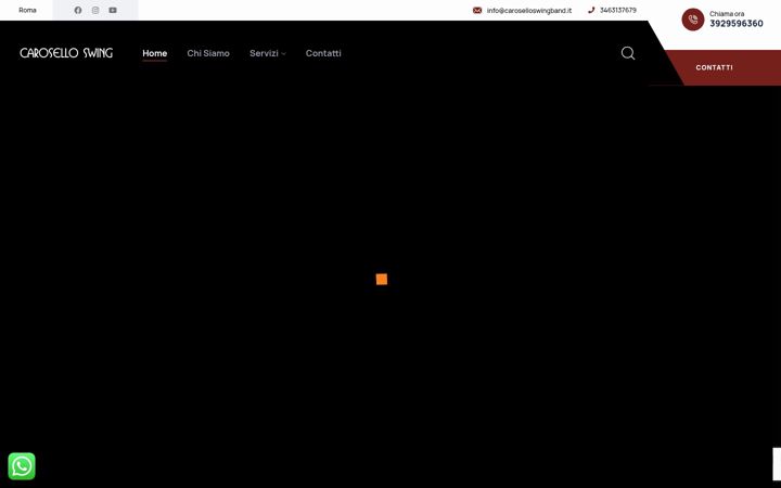 Screenshot of caroselloswingband.it